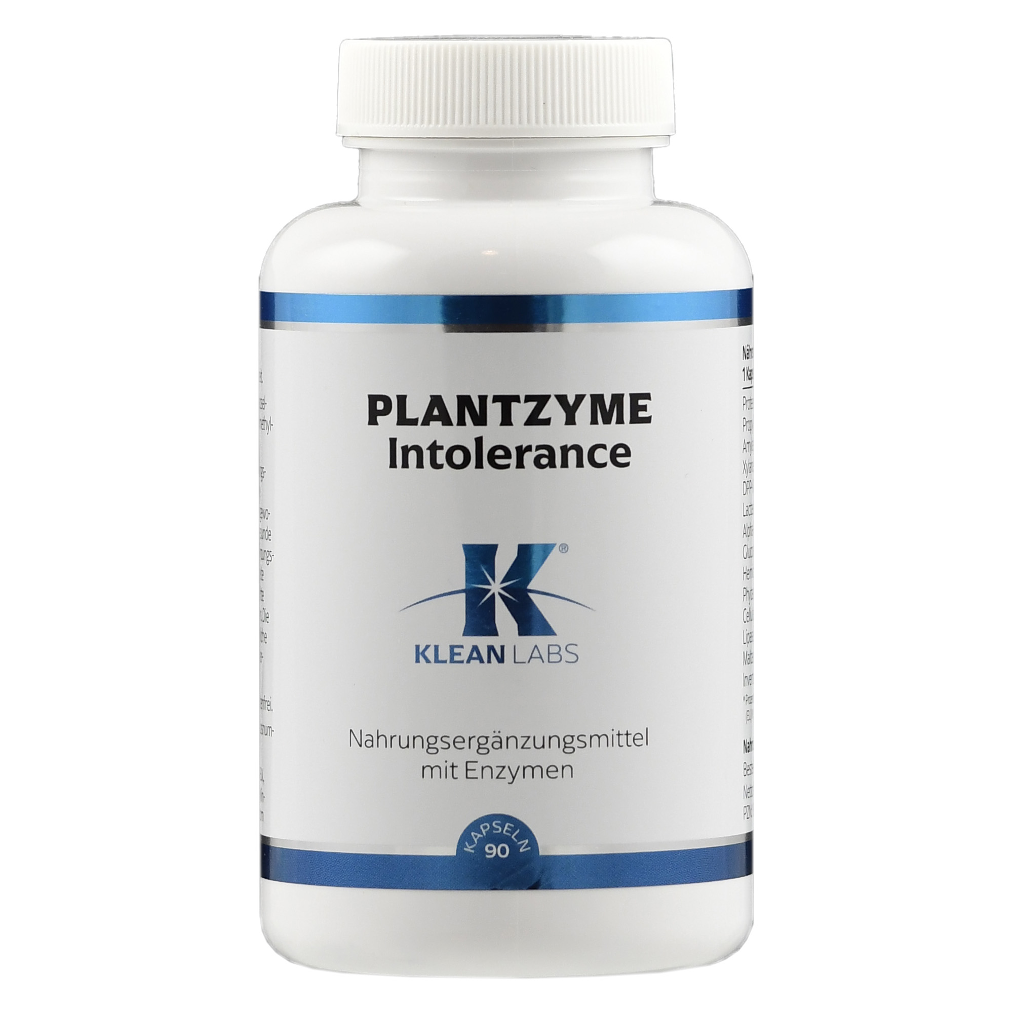 Produktfoto: PlantZyme Intolerance KLEAN LABS