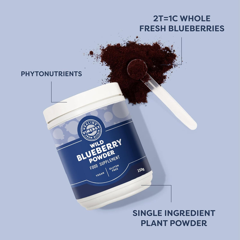Produktfoto: Wilde Blaubeere (Wild Blueberry) Pulver | Vimergy
