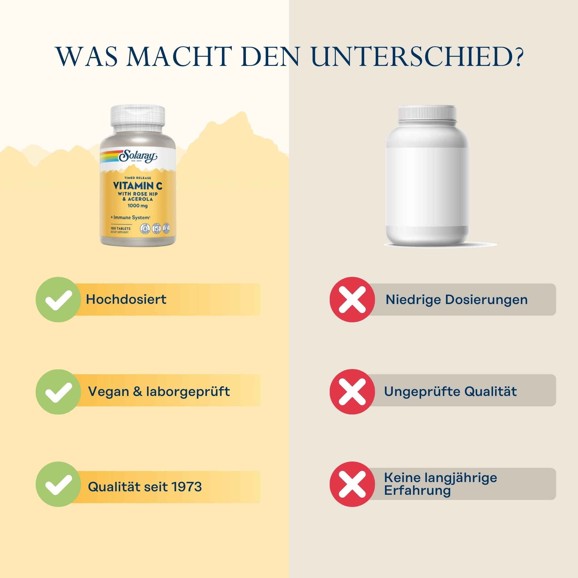 Produktfoto: Vitamin C 1000 mg mit Hagebutte & Acerola