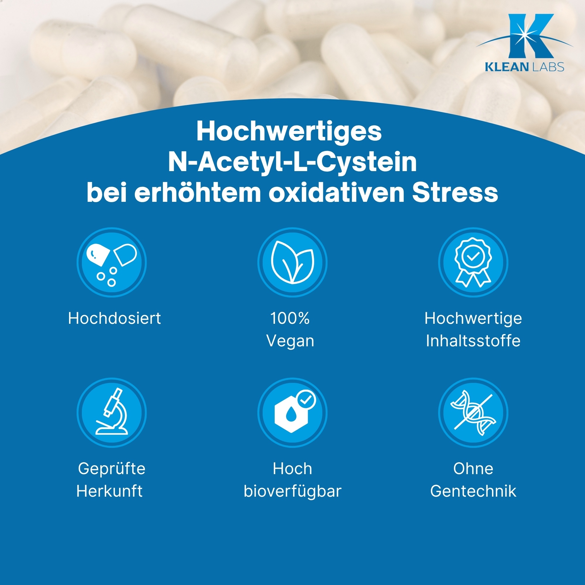 Produktfoto: N-Acetyl-L-Cystein 500 mg