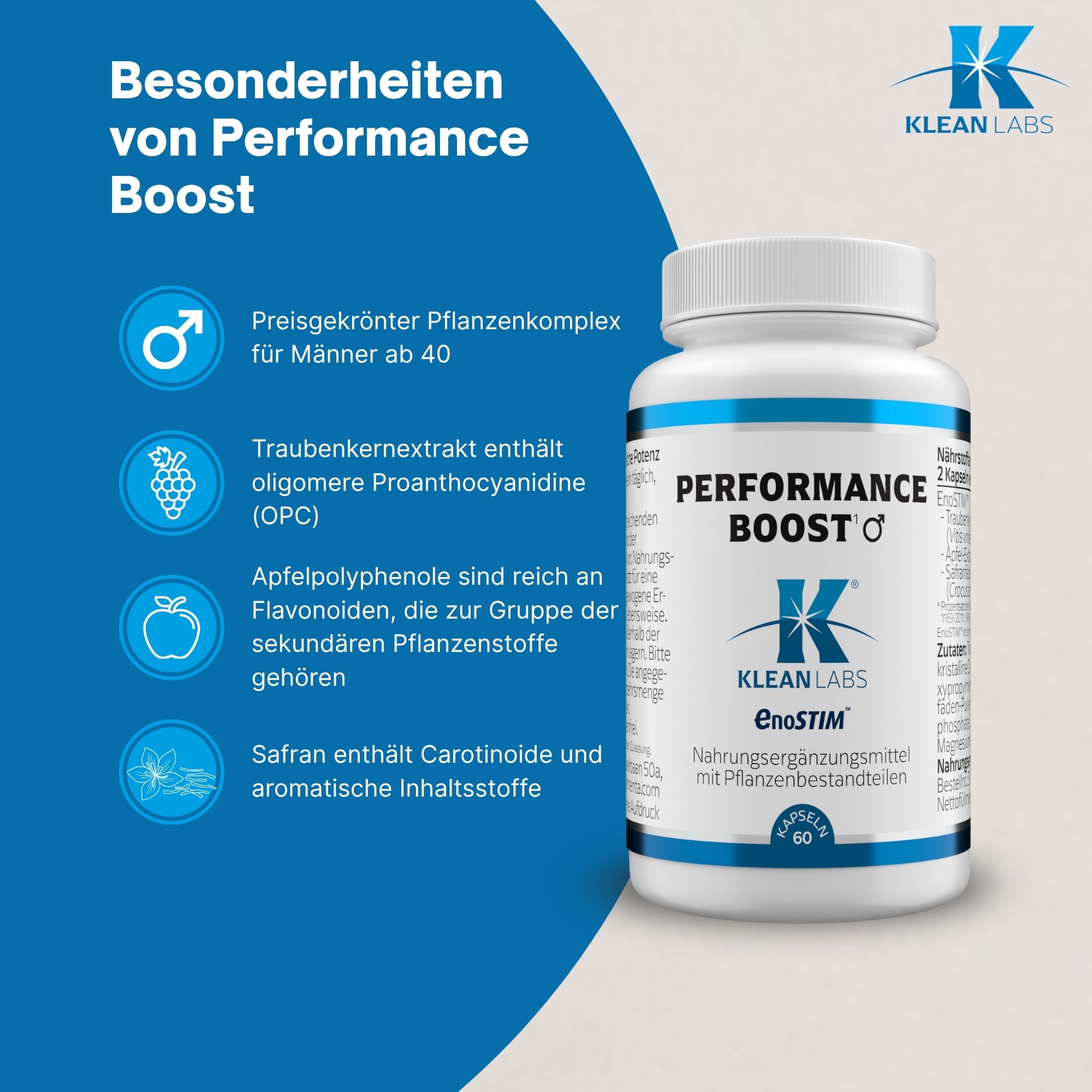 Produktfoto: Performance Boost (EnoStim) | KleanLabs
