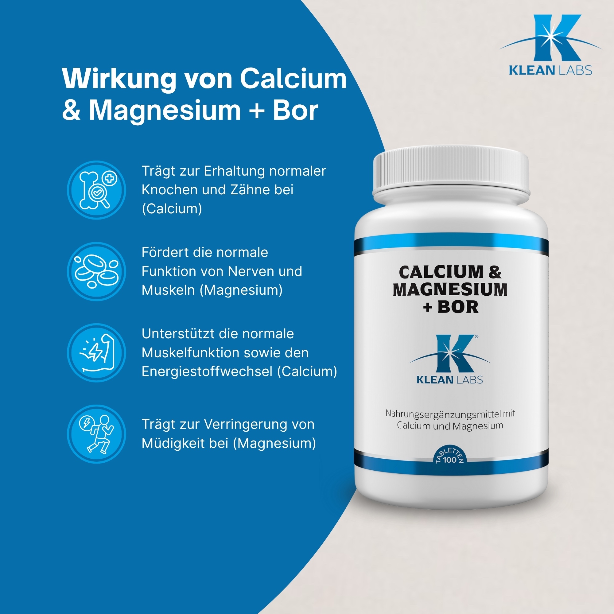 Produktfoto: Calcium & Magnesium + Bor