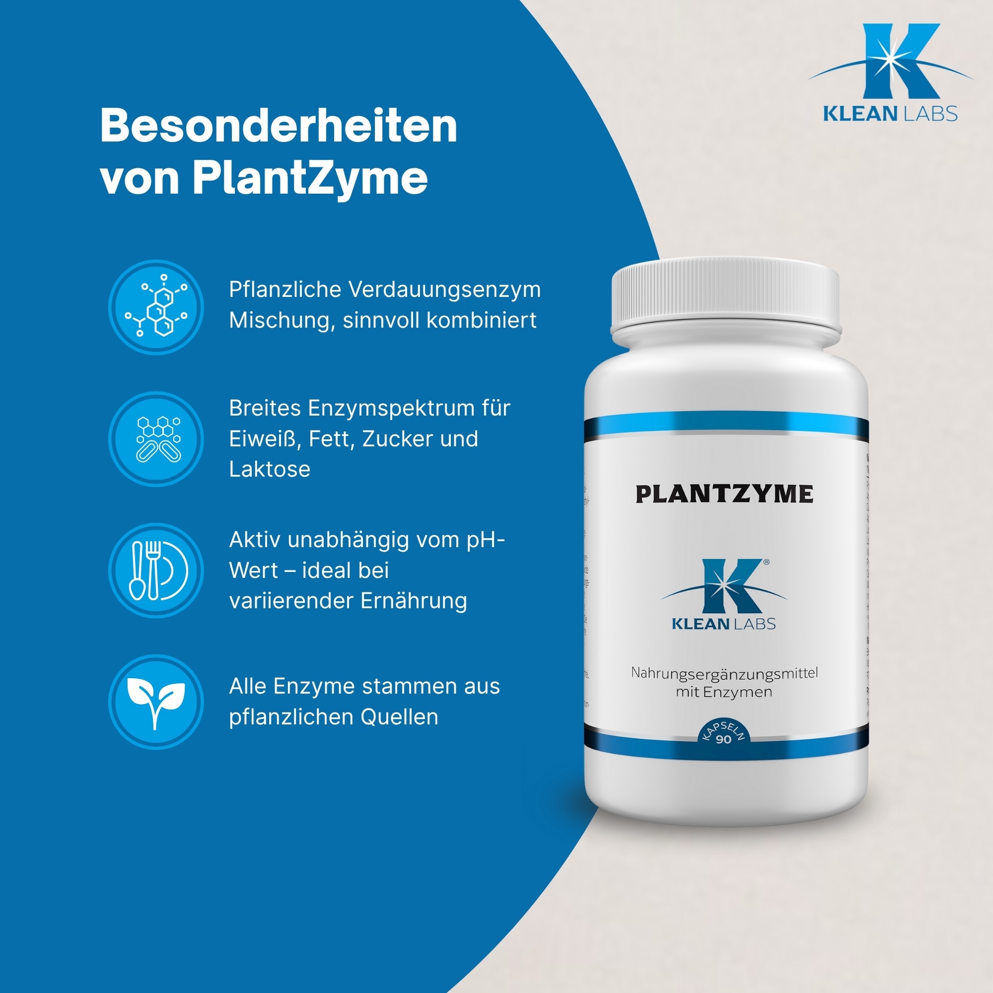 Produktfoto: PlantZyme KLEAN LABS