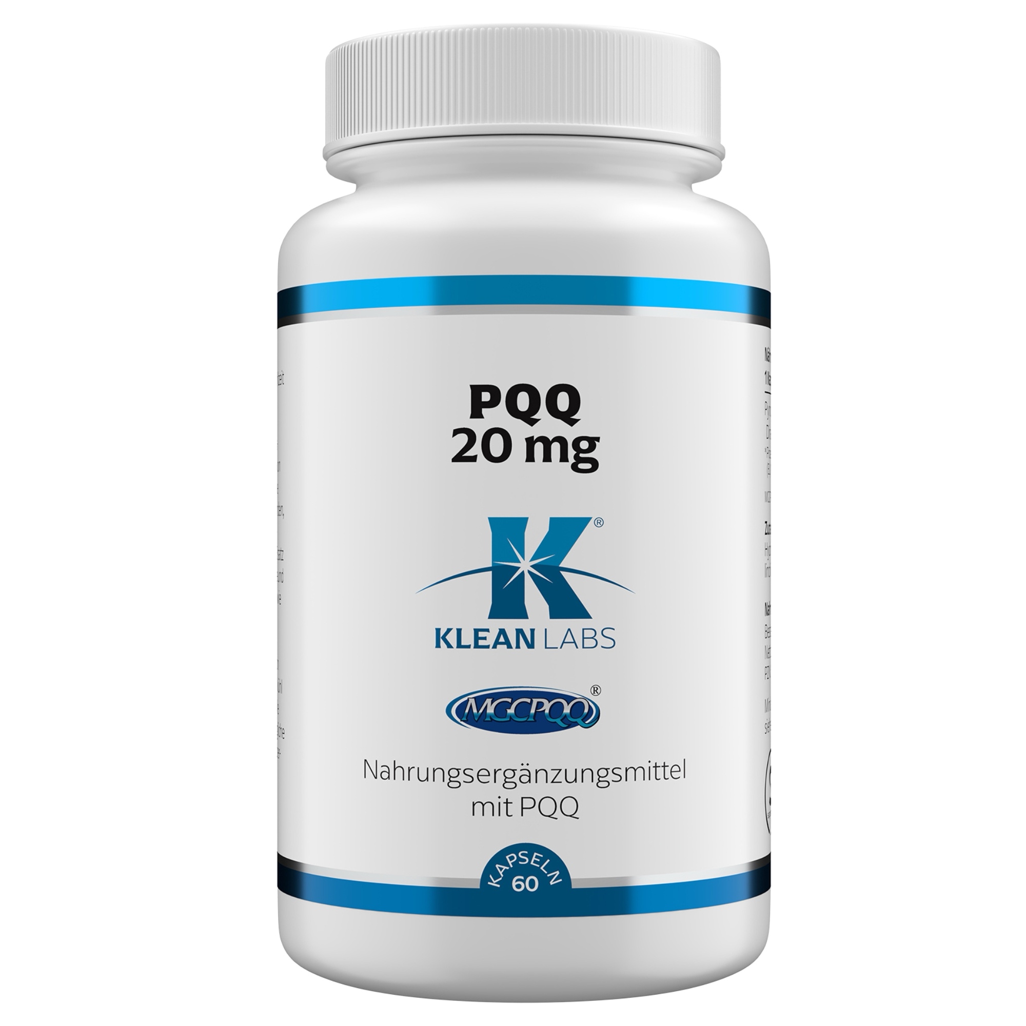 Produktfoto: PQQ 20 mg | Klean Labs