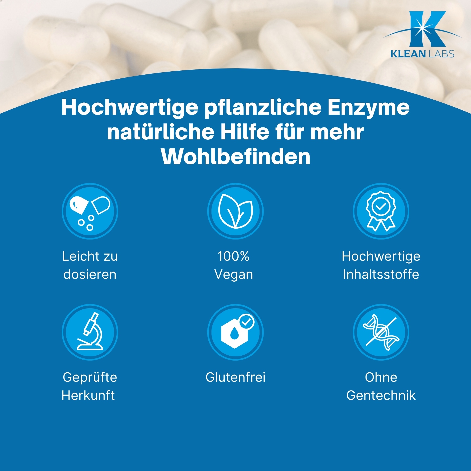 Produktfoto: PlantZyme Gluten KLEAN LABS