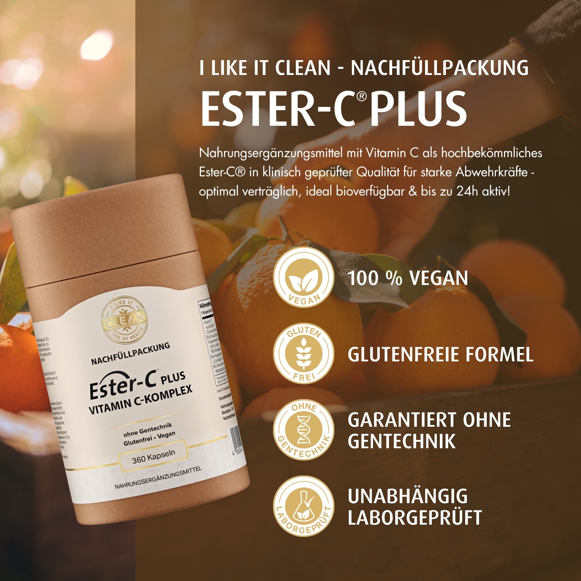 Produktfoto: Ester-C® Plus | Vitamin C-Komplex mit Synergisten
