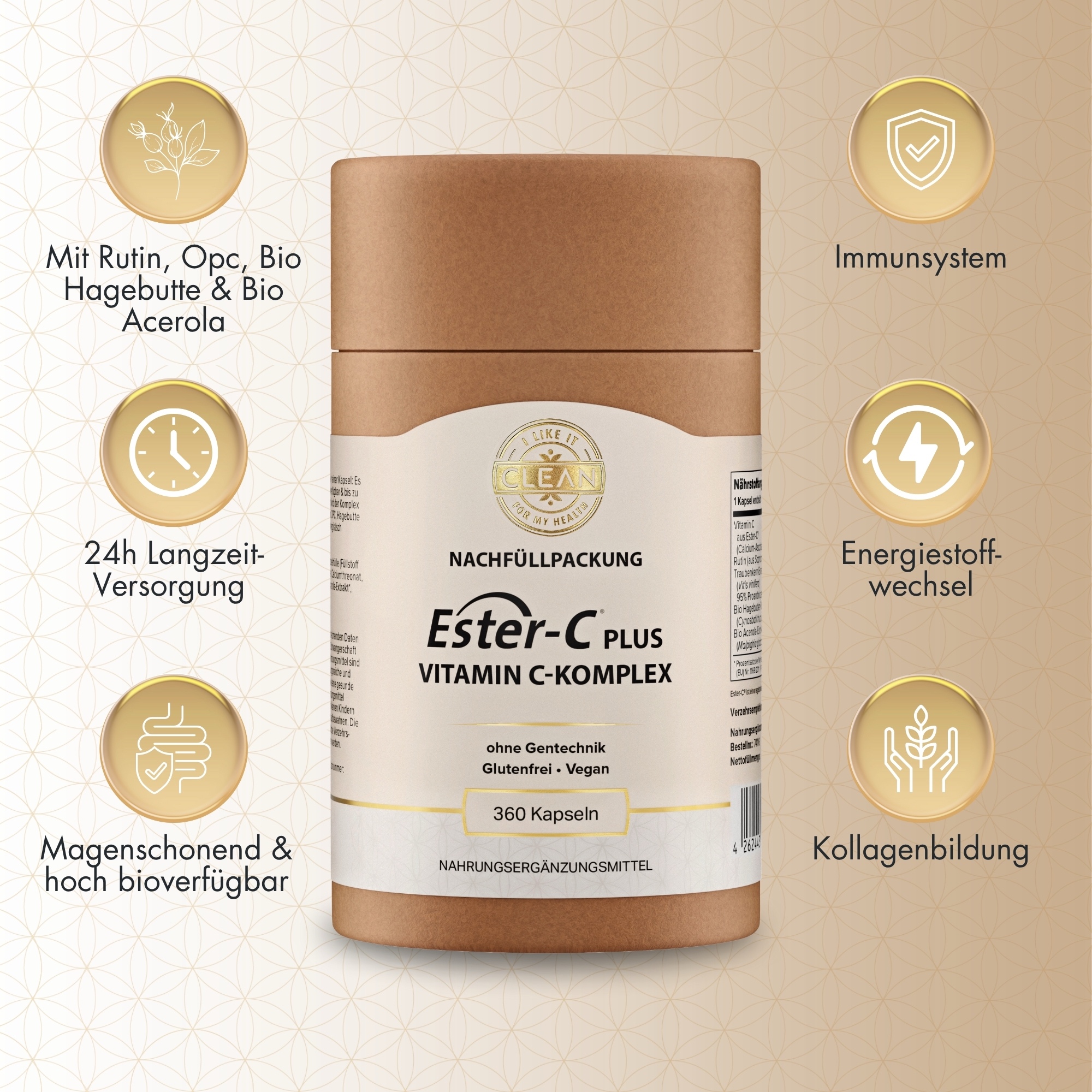 Produktfoto: Ester-C® Plus | Vitamin C-Komplex mit Synergisten