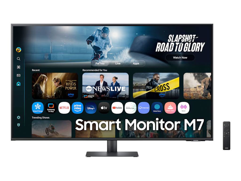 Samsung 109cm(43") Smart Monitor M7 (M70F) 4K UHD 60Hz 4ms Vision AI