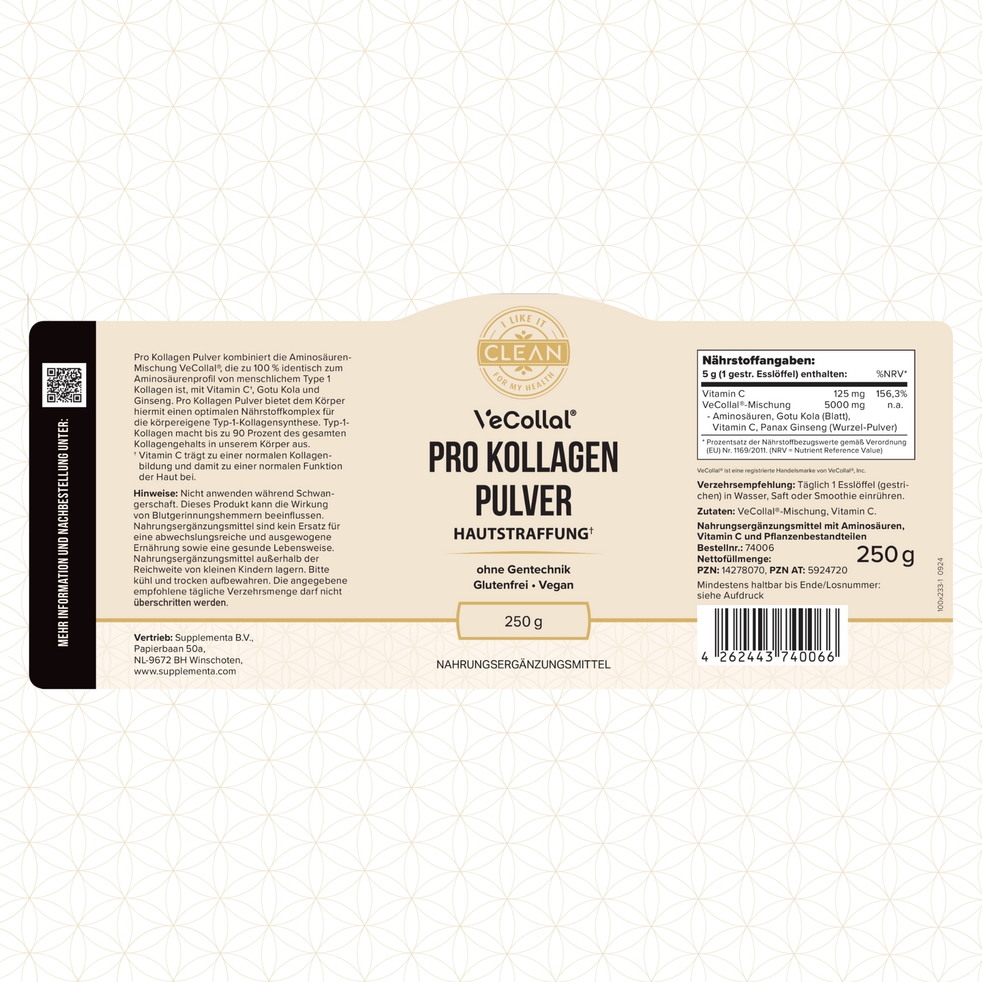 Produktfoto: Eine Frau meditiert im Schneidersitz auf einem Felsen am Meer bei Sonnenuntergang. Der Text auf dem Bild lautet: “I LIKE IT CLEAN FOR MY HEALTH & OUR PLANET“. Auf der rechten Seite stehen die Punkte: “BEWUSST PLASTIKFREI“, “BPA-FREI“, “RECYCELBARE VERPACKUNG“, “LOKALE PRODUKTION“.