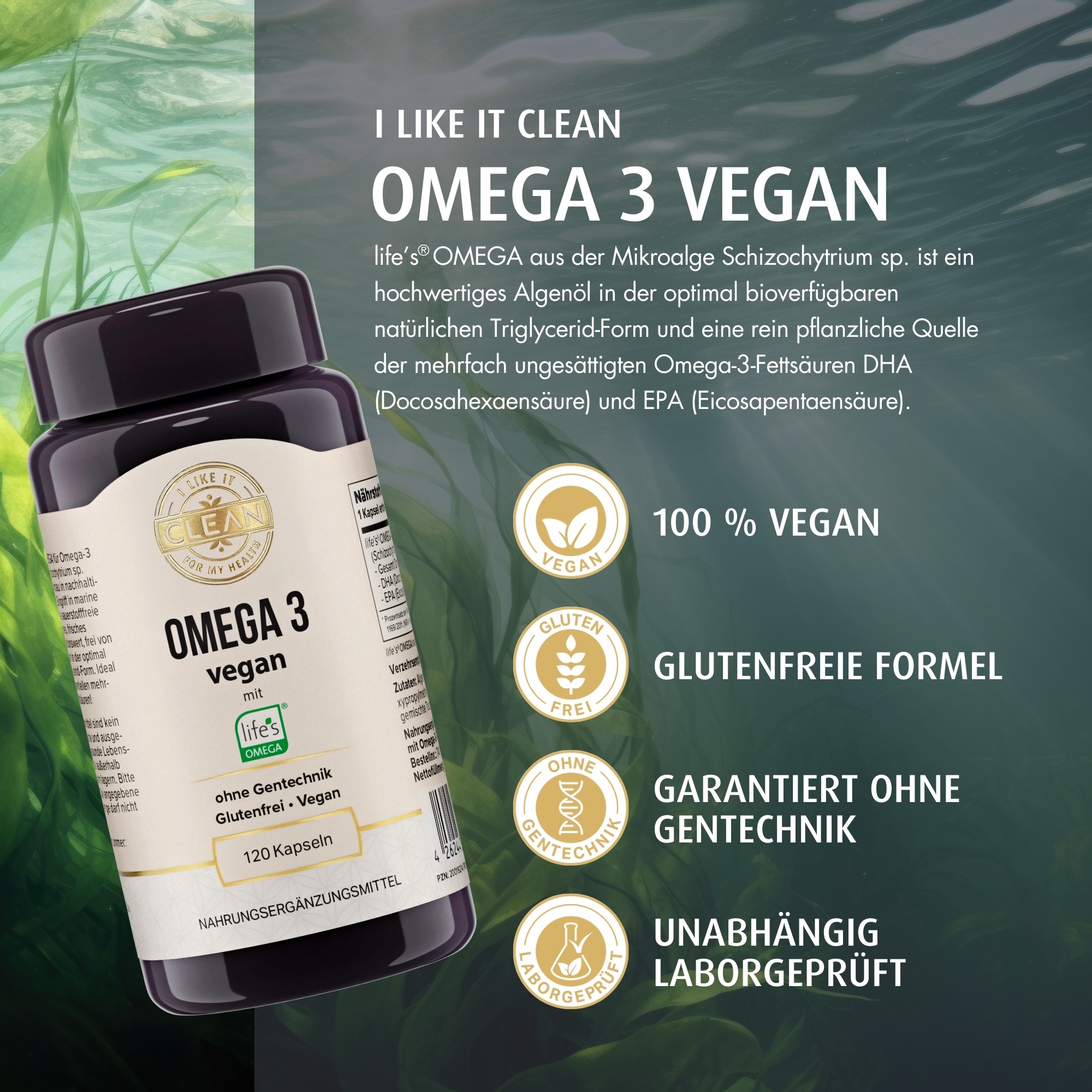 Produktfoto: Omega 3 vegan | i like it clean