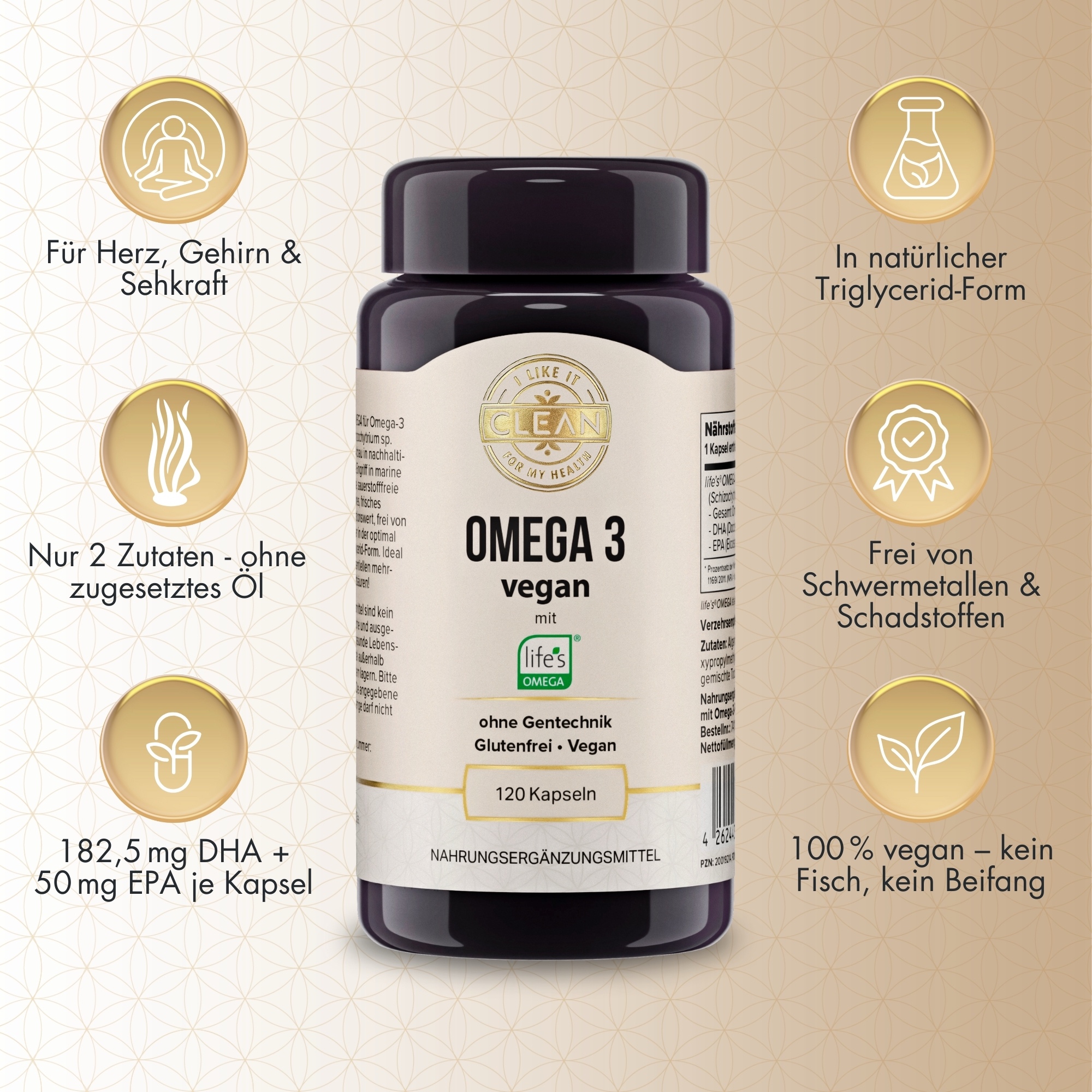 Produktfoto: Omega 3 vegan | i like it clean