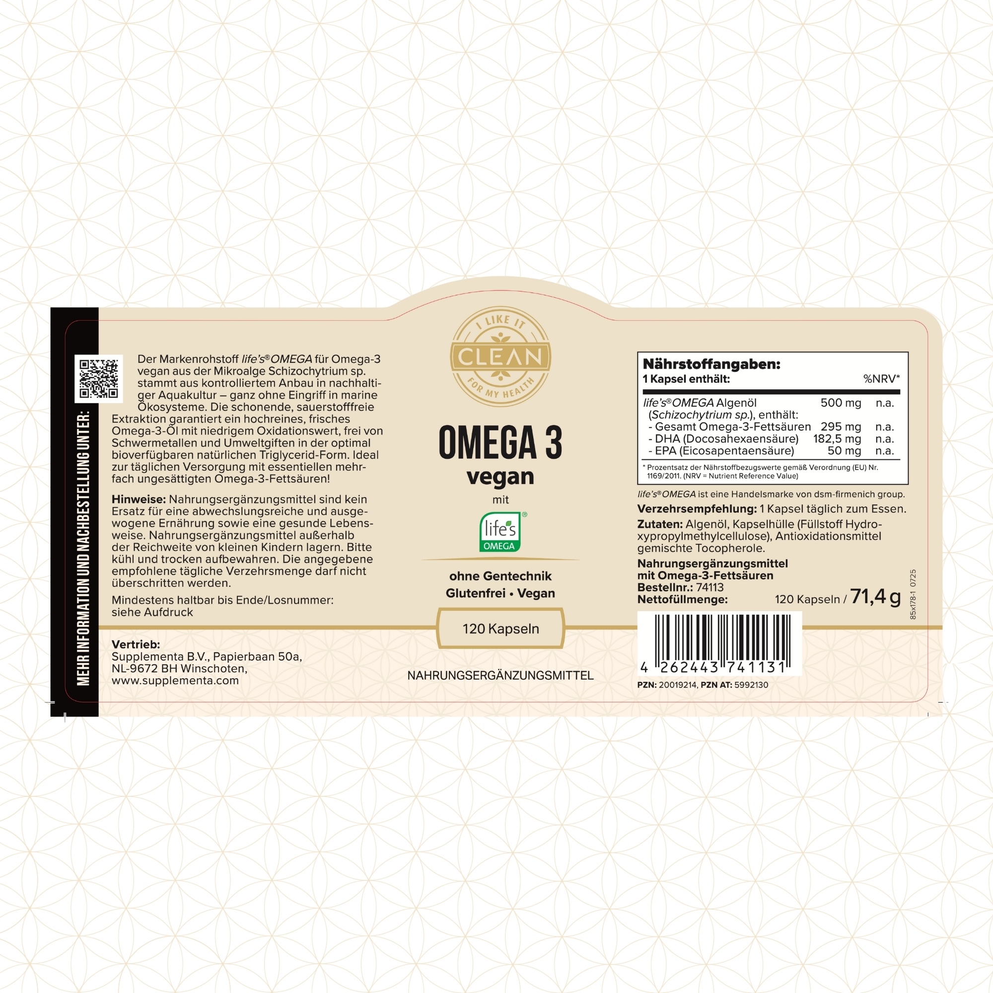 Produktfoto: Omega 3 vegan | i like it clean