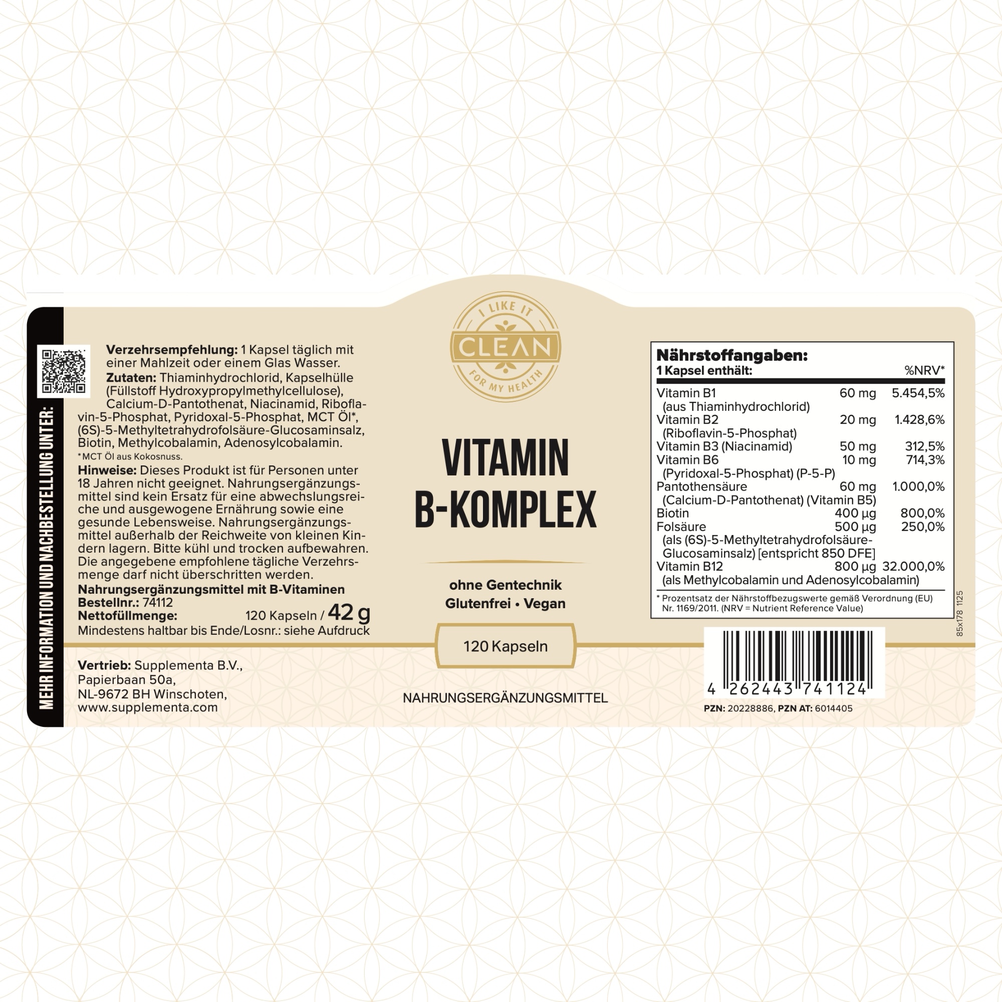 Produktfoto: Vitamin-B-Komplex | i like it clean