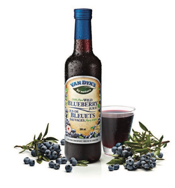 Produktfoto: Wilde Blaubeere Saft | van Dyk