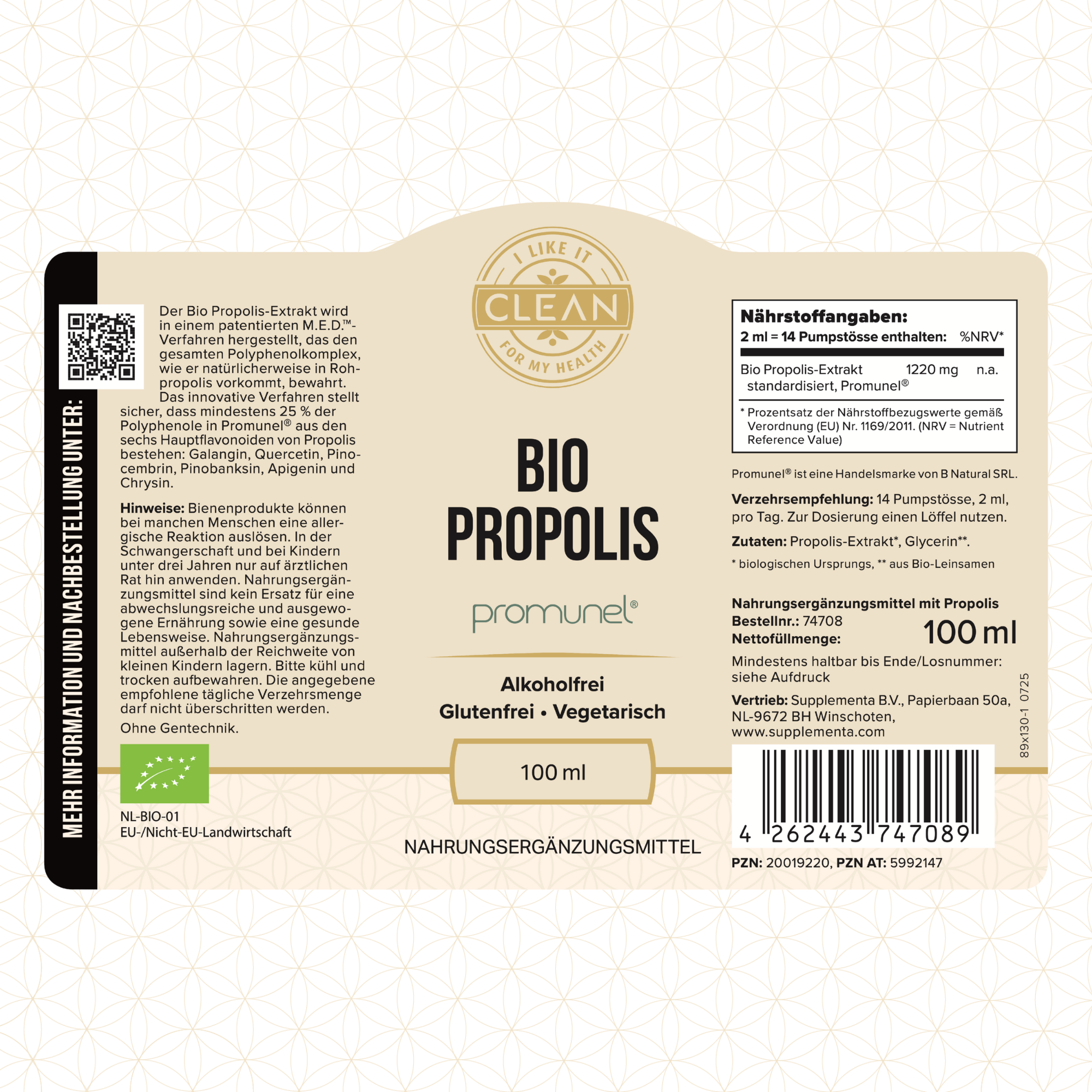 Produktfoto: Propolis flüssig Bio 3er Paket | i like it clean