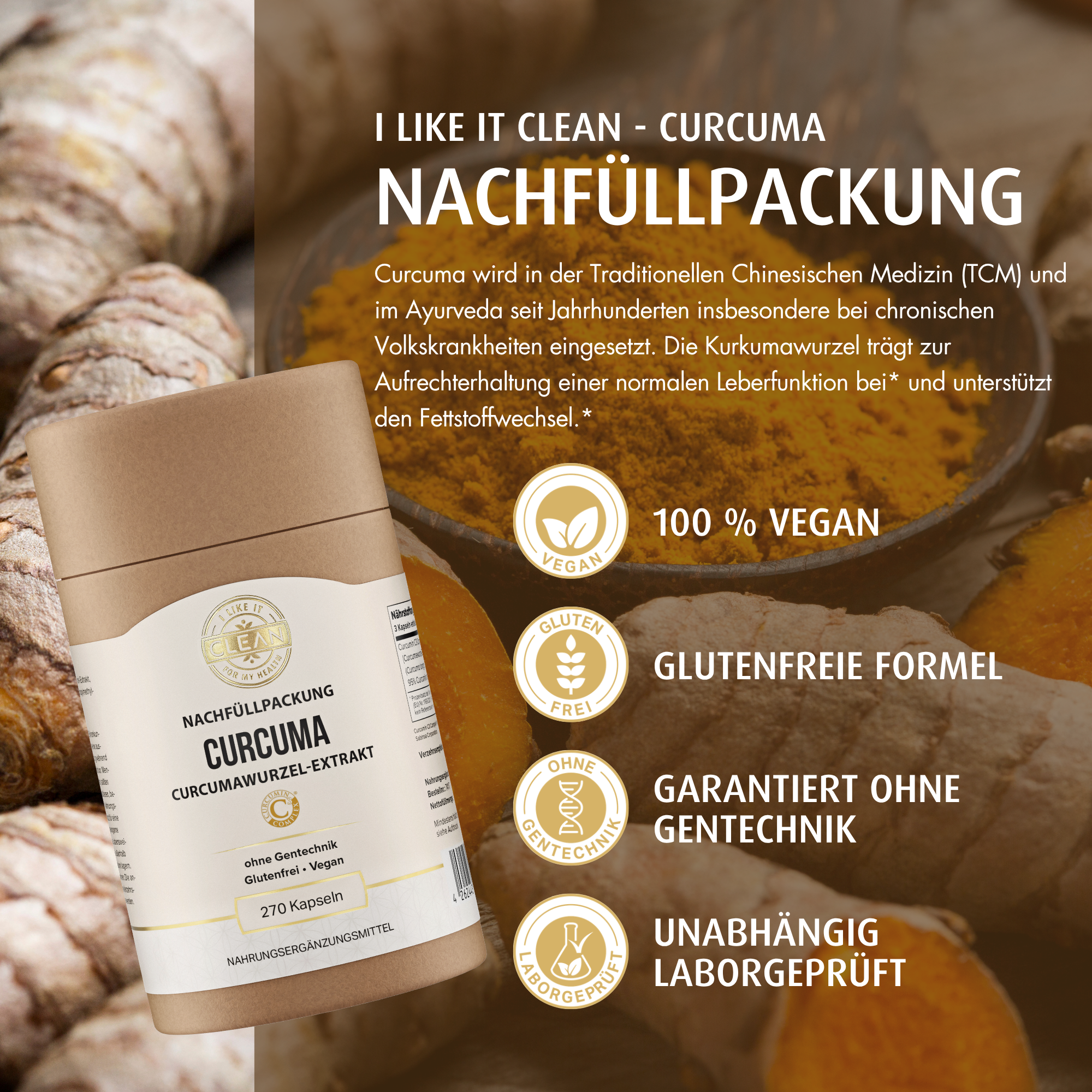 Produktfoto: Curcuma Nachfüllpackung | i like it clean