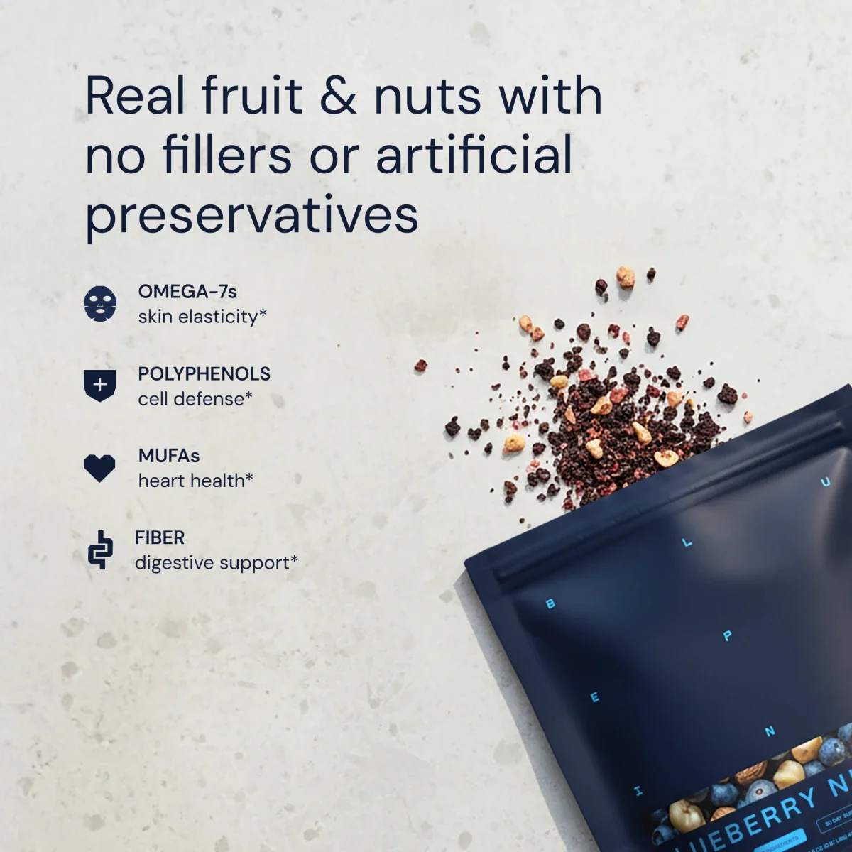 Produktfoto: Blueberry Nut Mix |  Bryan Johnson