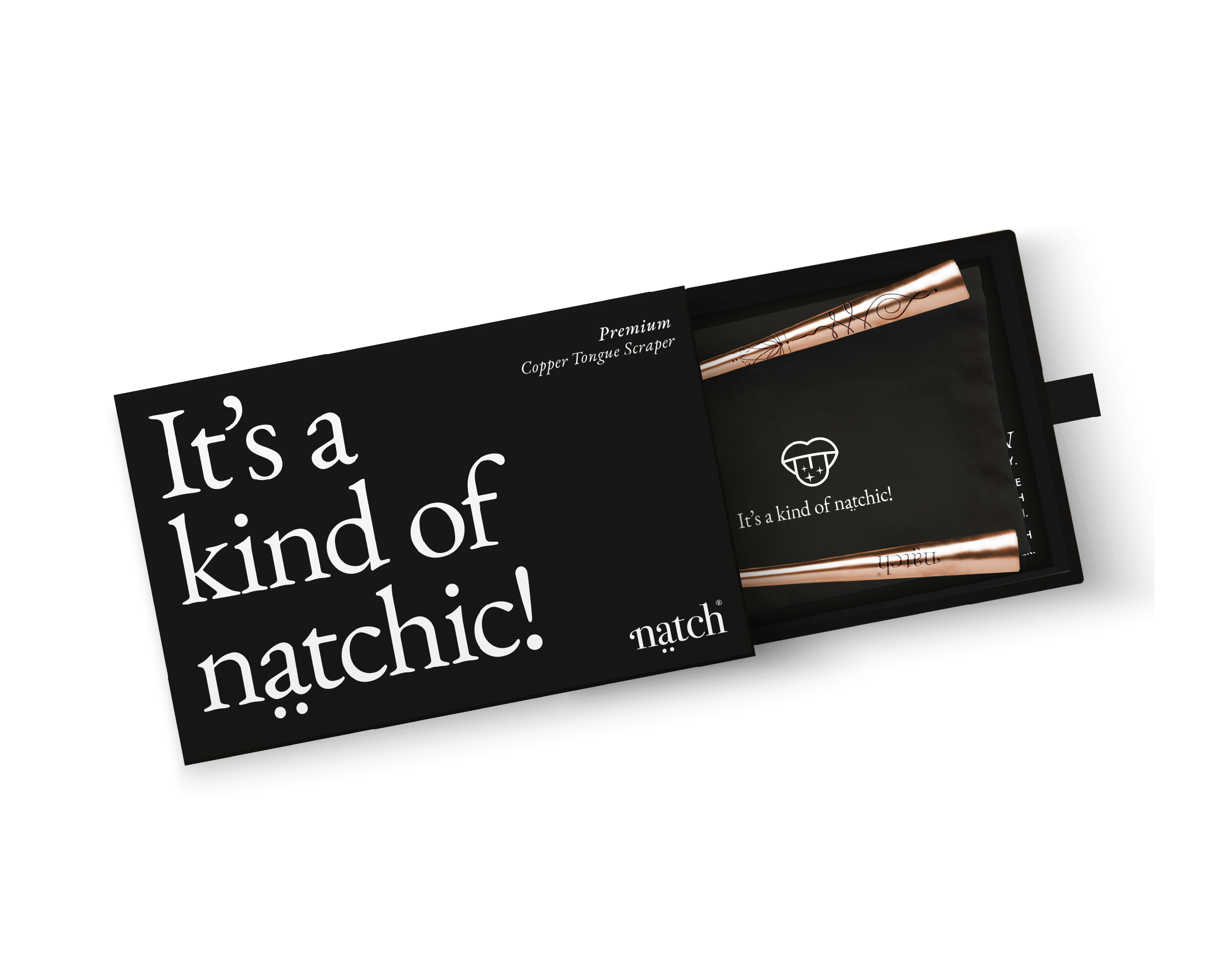 Produktfoto: Premium Copper Tongue Scraper | Natch
