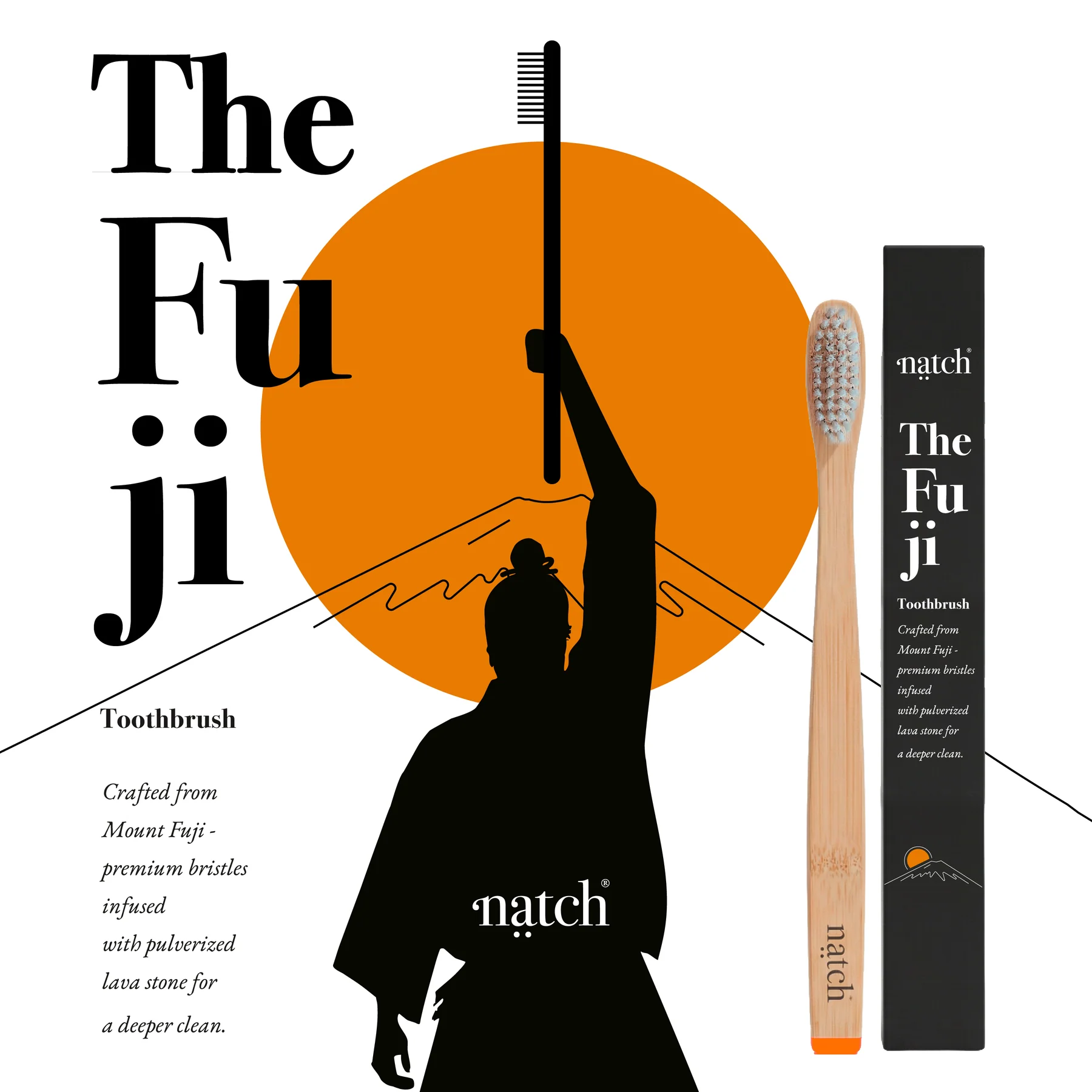 Produktfoto: The Fuji - Bamboo Zahnbürste | Natch