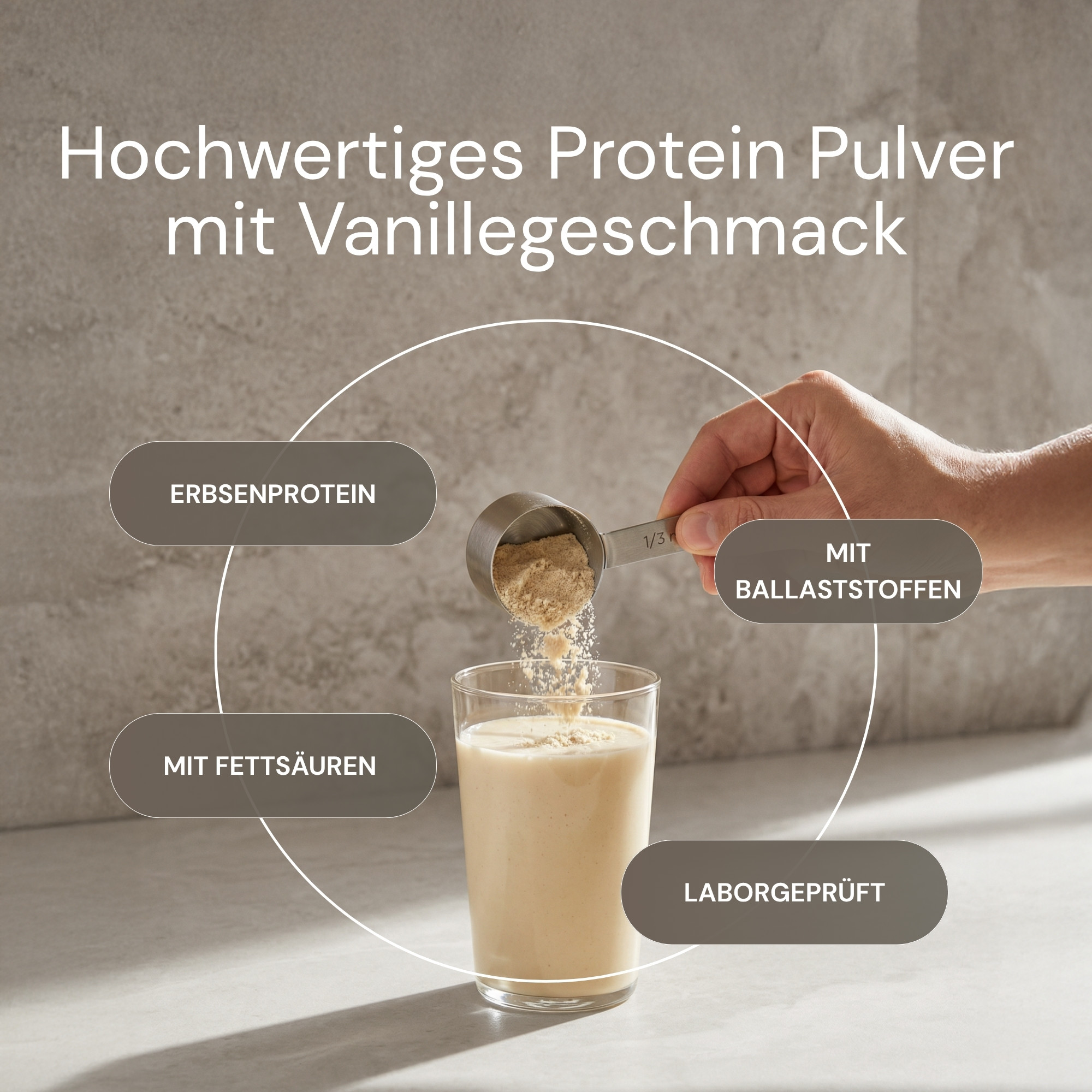 Produktfoto: Metabolic Protein -Vanille  |  Bryan Johnson