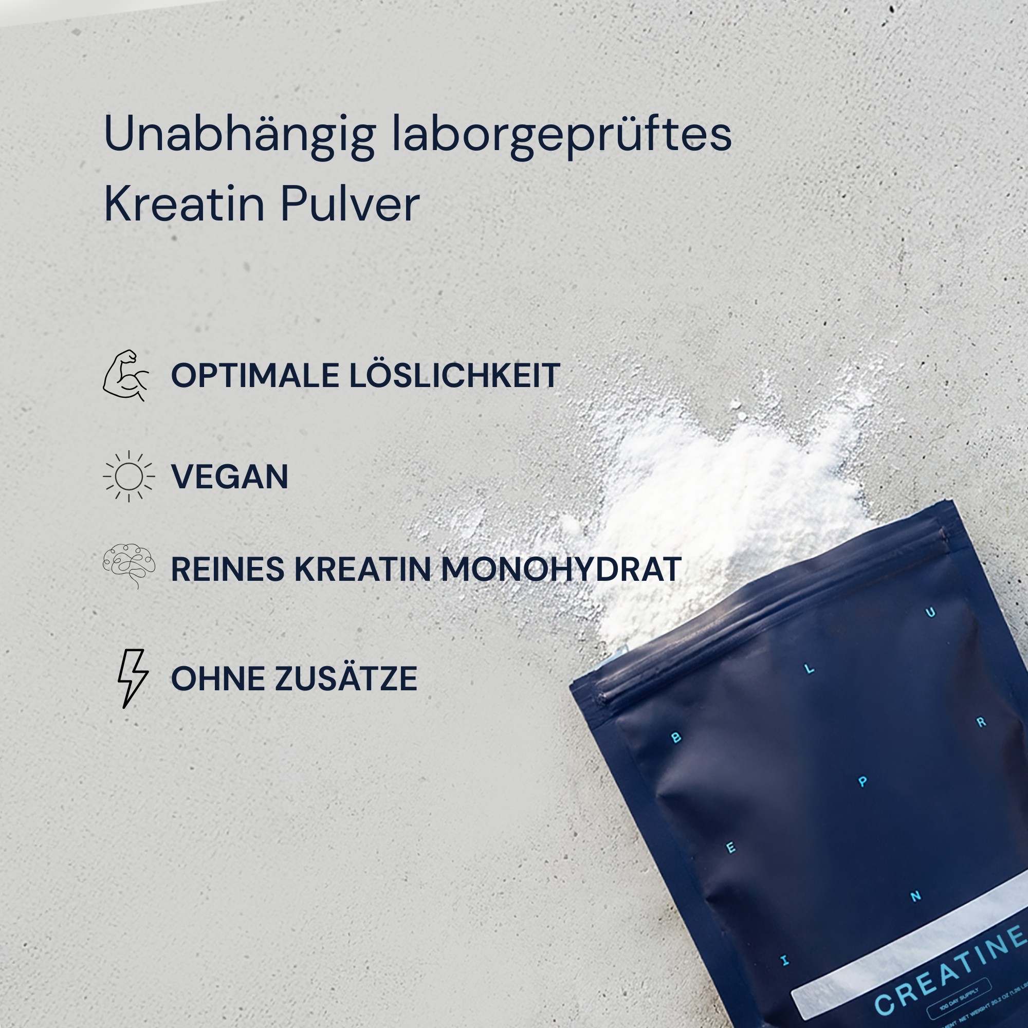 Produktfoto: Kreatin (Creatine) | Bryan Johnson