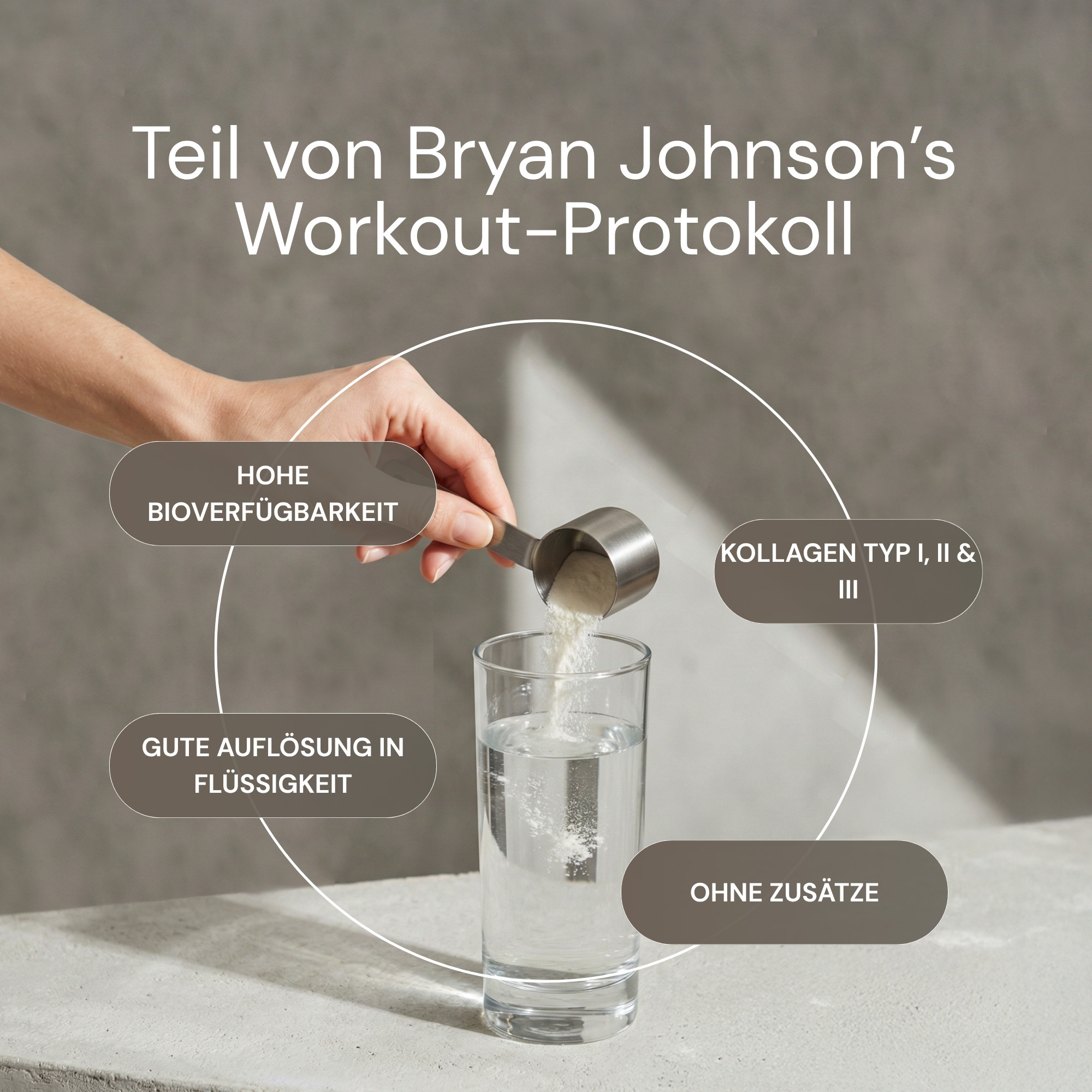 Produktfoto: Kollagen Peptide (Collagen) |  Bryan Johnson