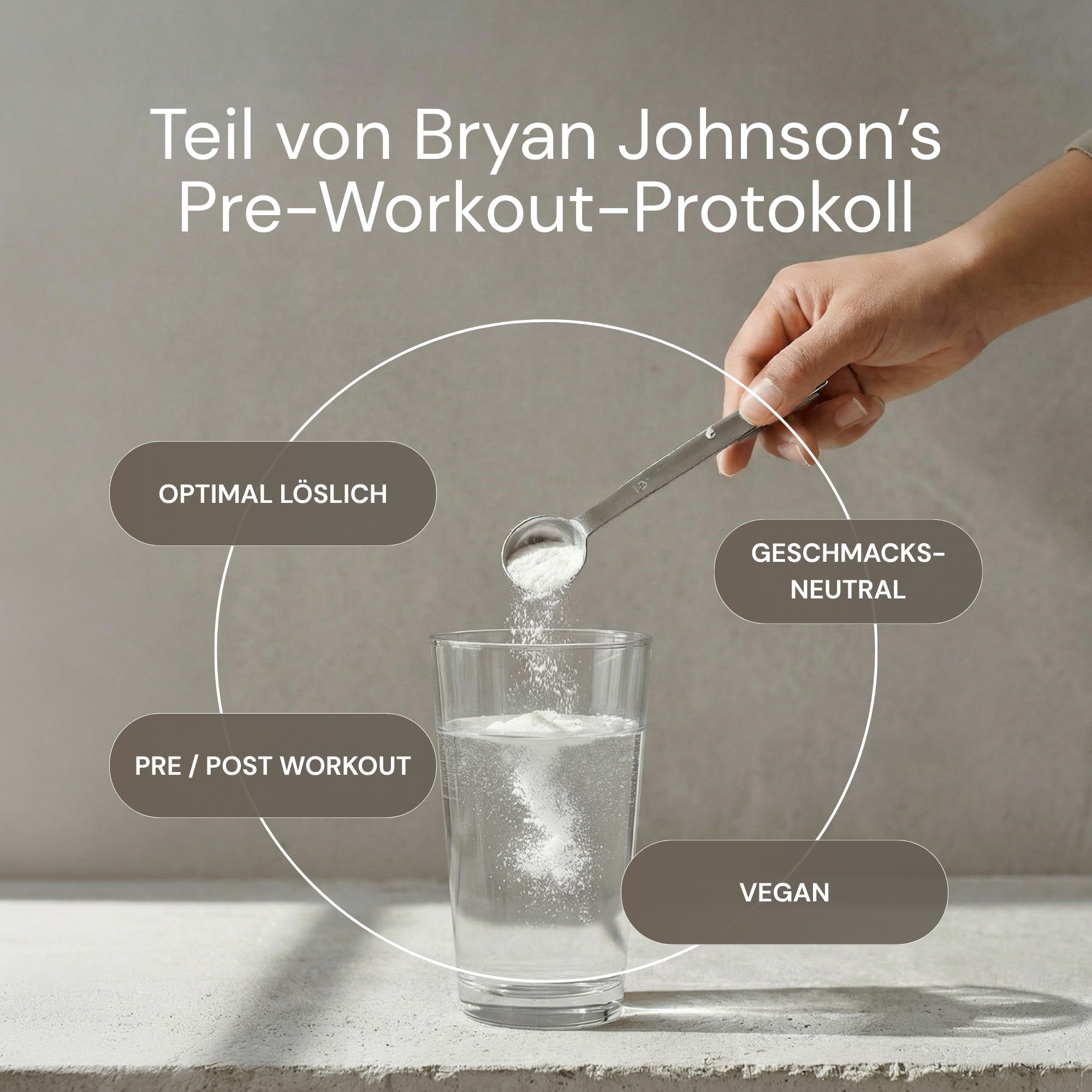 Produktfoto: Kreatin (Creatine) | Bryan Johnson