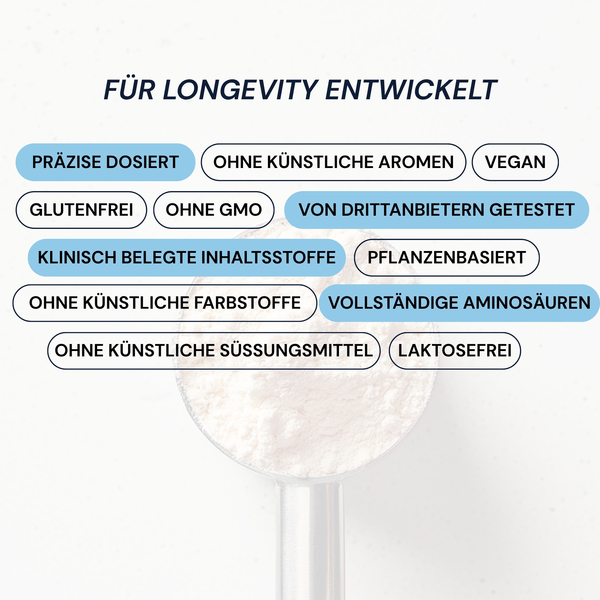 Produktfoto: Metabolic Protein -Vanille  |  Bryan Johnson