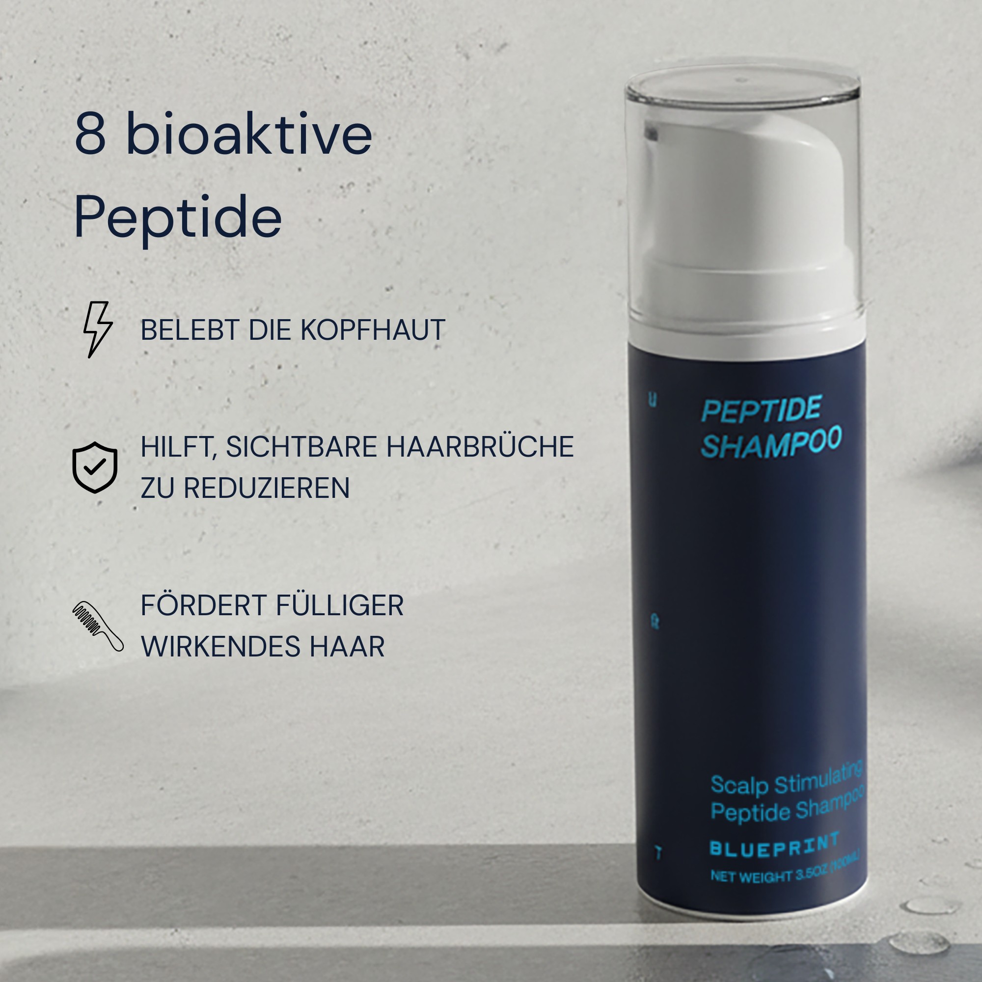 Produktfoto: Peptide Shampoo | Blueprint Bryan Johnson