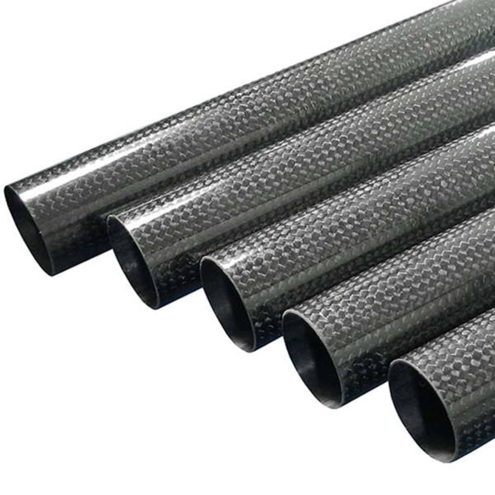 CARBON fibre tubes wound ± 45°, plain weave (3k), image 3