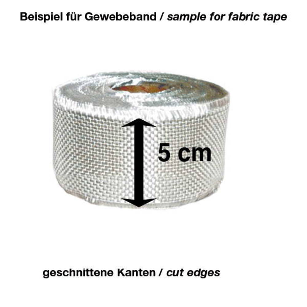 Glasgewebeband 49 g/m² (Interglas 02037, Finish FE 800, Leinwand) 5 cm, Bild 3