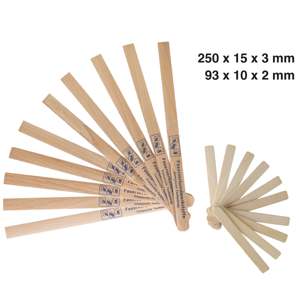 Wooden mixing spatulas, image 2