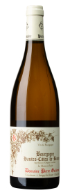 Produktfoto: Burgunderflasche mit cremefarbenem Etikett und roter Schrift. Aufschrift: Domaine Pierre Guillemot, Bourgogne Hautes-Côtes de Beaune.
