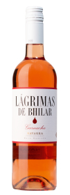 Produktfoto: Roséweinflasche mit Etikett 'Lágrimas de Bhilar'.