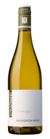 Produktfoto: Hochwertige Weinflasche mit Etikett 'SCHNAITMANN Steinwiege Sauvignon Blanc'. Schraubverschluss mit Logo und 'VDP.GUTSWEIN'.