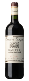 Produktfoto: Weinflasche Domaine Tempier Bandol mit Etikett und Korken.