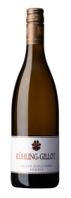 Produktfoto: Flasche Kühling-Gillot Grauer Burgunder Réserve mit Schraubverschluss und Etikett.