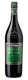 Produktfoto: Grüne Chartreuse Liqueur D'Elixir 1605 Flasche.