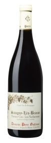 Produktfoto: Weinflasche mit Etikett Savigny-Lès-Beaune Premier Cru Les Narbantons, Domaine Pierre Guillemot.