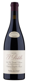 Produktfoto: Eine Weinflasche mit dem Etikett 'El Portillo', Ribera del Duero.