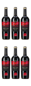 Produktfoto: Due Palme 6x „Selvarossa“ DOP Salice Salentino Riserva, rosso 2021