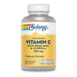 Vitamin C 500 mg mit Hagebutte & Acerola | vegan | laborgeprüft