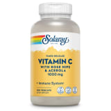 Vitamin C 1000 mg mit Hagebutte & Acerola, verz. Abgabe I vegan I laborgeprüft