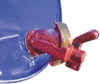 Cast metal discharge tap