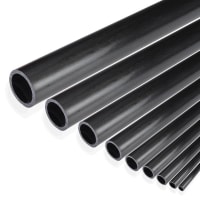 CARBON fibre tubes pultruded