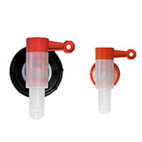 PE discharge taps