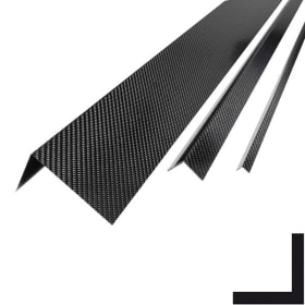 CARBON L-Profile aus CFK-Laminat