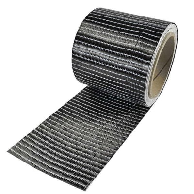 Carbon fibre tape 250 g/m² (unidirectional) 100 mm