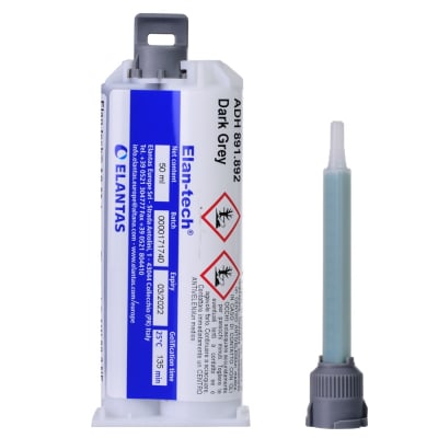 Elan-tech® ADH 891.892 NF Epoxidklebstoff (dunkelgrau), 50 ml