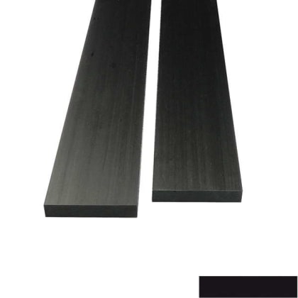 CARBON rectangular rod (50.0 x 10.0 mm)